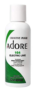 Adore Semi Permanent Hair Dye 164 Electric Lime 4oz