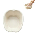 Foot Soaking Tub with Massage Points - Large White Foot Bath for Pedicure & Exfoliation - Home Spa Accessory