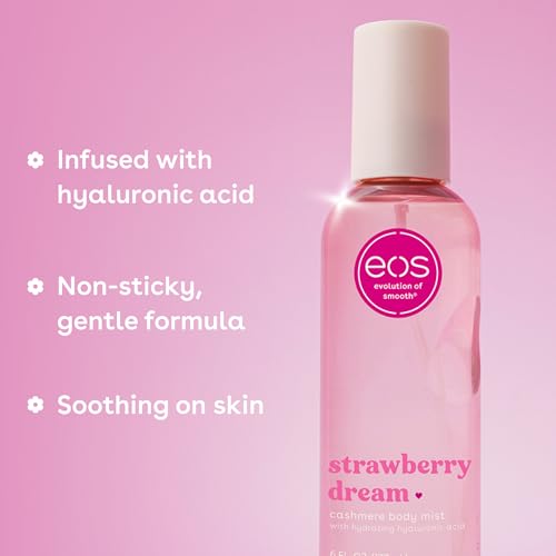 eos Vanilla Cashmere Scent Layering Bundle - Body Wash, Body Mist, Body Lotion