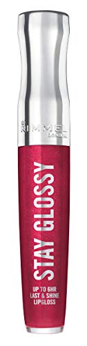 Rimmel Stay Glossy Lip Gloss - Non-Sticky Formula, .18oz (2-Pack)