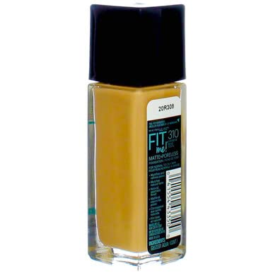 Maybelline Fit Me Matte+Poreless Foundation 310 Sun Seige 1 Fl Oz
