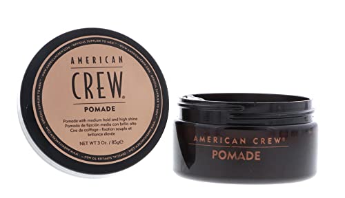 American Crew Hair Pomade, Medium Hold & High Shine, 3 Oz (Pack of 2)