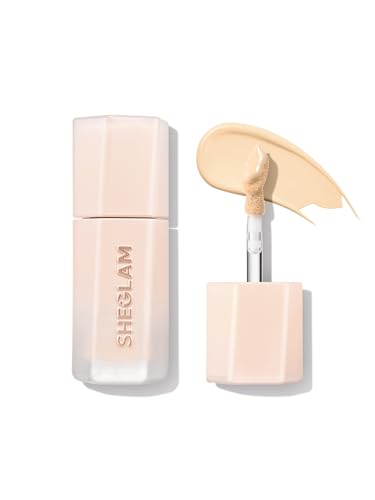 SHEGLAM Hideaway Full-Coverage Liquid Concealer – Hydrating Creamy Finish
