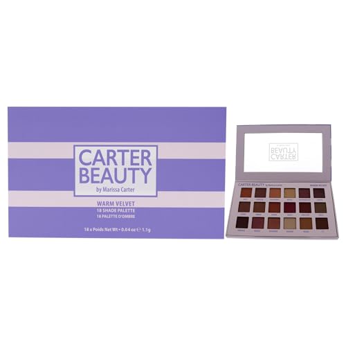 Carter Beauty Warm Velvet 18 Shade Eyeshadow Palette