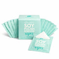 ella+mila Soy Nail Polish Remover Wipes 12 Pack Non-Acetone Travel Size