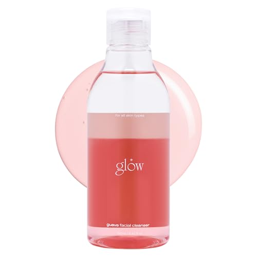 glow guava facial cleanser | oil?gel hybrid all?in?one cleanser | hypoallergenic | deep cleanse with guava extract & botanical oils | lightweight micellar texture for smooth skin | 6.4 fl?oz