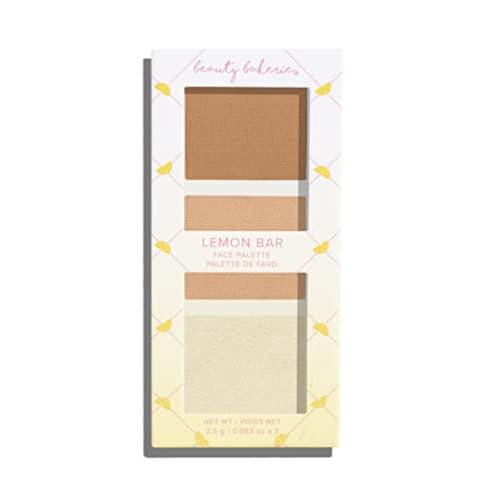 Beauty Bakerie Lemon Bar Mini Makeup Palatte, Contour, Bronzer, and Highlighter Makeup, Travel Size