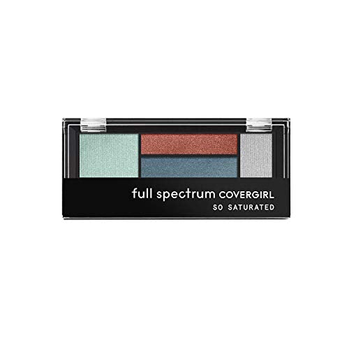 COVERGIRL So Saturated Quad Palette, On Ice, 0.06 Ounce