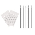 ATOMUS 10pcs 16G Disposable Body Piercing Needles - Stainless Steel, Multiple Piercing Types