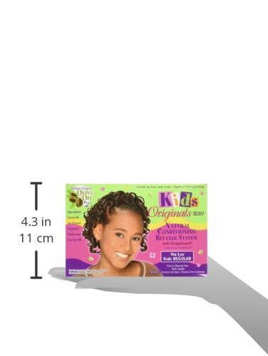 Originals by Africa's Best Kids Natural Conditioning Relaxer System With Scalpguard (Regular Kit) Fortified and Enriched with Our Special Herbal Blend, Protect and Strengthen Your Child’s Hair