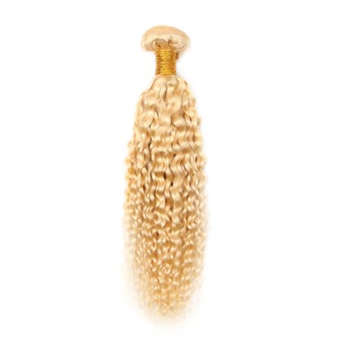 613 Blonde Kinky Curly Human Hair Bundle - 32 Inch Unprocessed