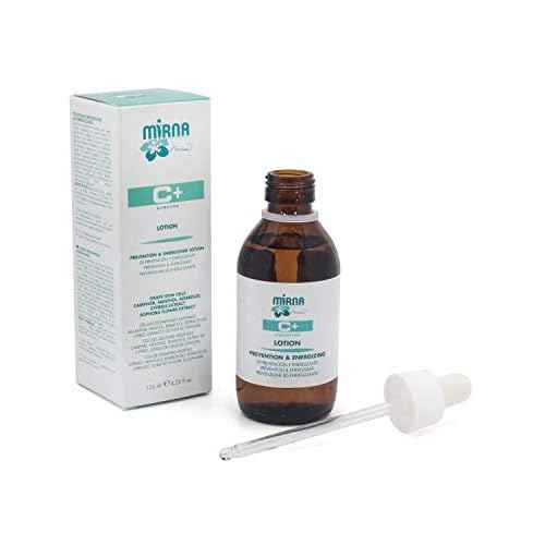 Mirna Professional Prevention & Energizing Anti Hairloss lotion For Weak Hair Infused with Menthol, Pantenol, Sophia Flower Extract, Grape stem cells |Sulphate, Paraben, SLS & Gluten Free 125ml/4.22oz