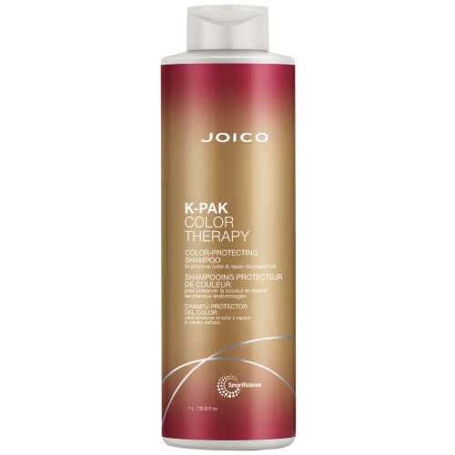 Joico K-PAK Color Therapy Color-Protecting Shampoo | For Color-Treated Hair | Boost Shine | Improve Elasticity | Repair Breakage | Rebuild Damaged Hair | With Keratin & Argan Oil