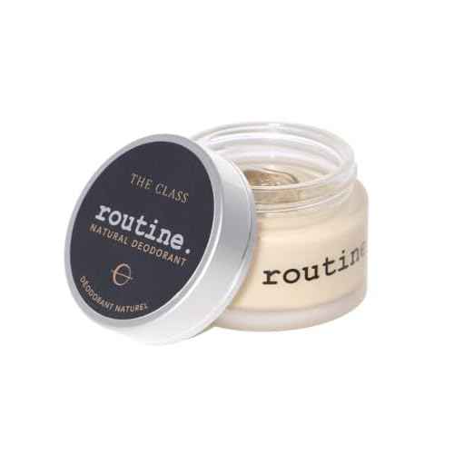 Routine Natural Deodorant The Class Deo Jar | 2 Fluid Oz. Natural Deodorant | Extra Sensitive Skin Formula | Aluminum Free Natural Deodorant For Women & Men (Cream Jar Formula)