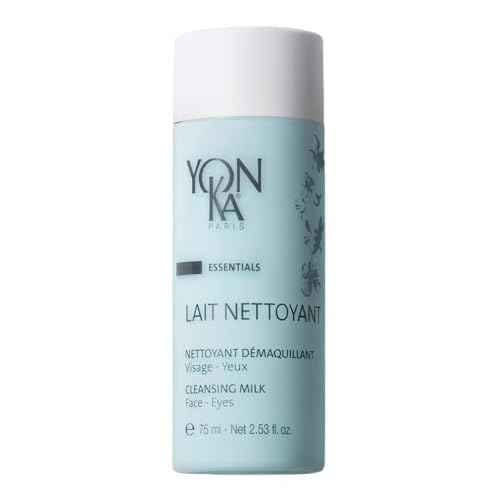 Yonka Lait Nettoyant Facial Cleanser, Gentle Milk Cleanser & Makeup Remover, Daily Plant Based Wash, Moisturize and Balance Skins pH, All Skin Types, Paraben-Free