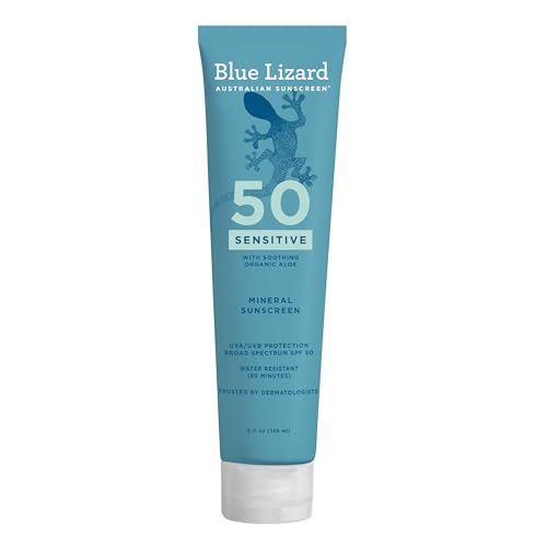 Blue Lizard Sensitive Mineral SPF 50 Sunscreen Lotion 5oz