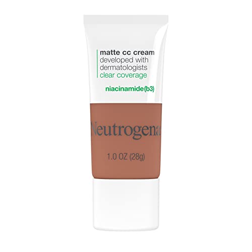 Neutrogena Clear Coverage CC Cream Amber 8.0 - 1 oz Matte