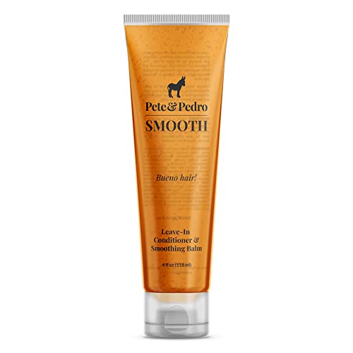 Pete & Pedro SMOOTH Leave-In Hair Conditioner, 4 oz - Nourishing & Frizz Control