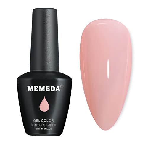 MEMEDA Nude Gel Nail Polish 0.5 fl oz – Neutral Nude Gel Polish (Variation: nude 3)