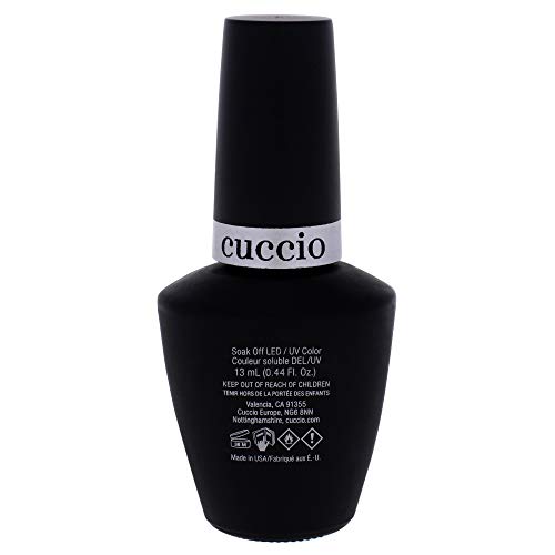 Cuccio Colour Veneer Nail Polish - Triple Pigmentation Technology - Polish Free Soak Off Gel - For Manicures And Pedicures - Full Coverage - Long Lasting High Shine - Water You Doing? - 0.44 Oz