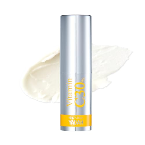 YADAH Vitamin C 30 Eye Correcting Balm (0.35oz) All-in-one Multi Care for Dark Spot Remover, 30% Pure Ascorbic Acid & Vitamin E for Radiant Nourished Skin Starter & Finishing Balm and Skin Brightening