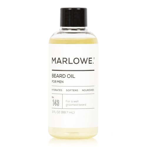 MARLOWE. Men's Body Lotion & Beard Oil Bundle ? Hydrating Moisturizer with Aloe Vera + Conditioning Softener with Natural Oils