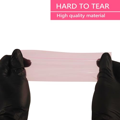 Large Tattoo Pen Covers 400Pcs - Tattoo Machine Covers Tattoo Grip Extra Wide Machine Bags 2.6"x7" Big Sleeves Pink Tattoo Supplies