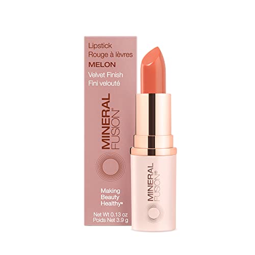 Mineral Fusion Lipstick, Melon, .14 Ounce