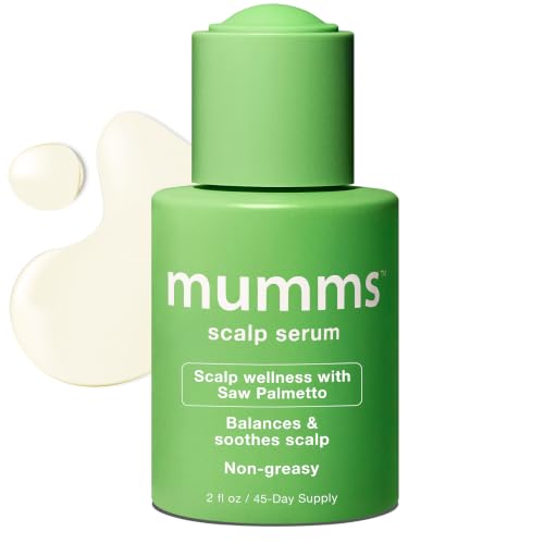 mumms Hair Growth Serum with Saw Palmetto & Ginger Root for Thinning Hair, 2 fl oz