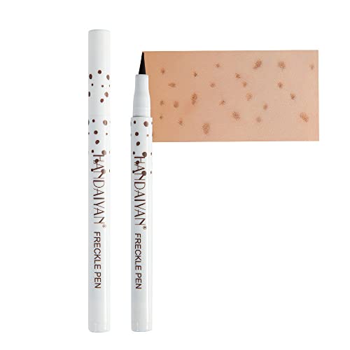 Lovelycat Freckle Pen 4 Colors Natural Freckle Pen Fake Freckle Pen Waterproof Long Lasting Soft Spots Natural Relaxing Sun Makeup (Chestnut)