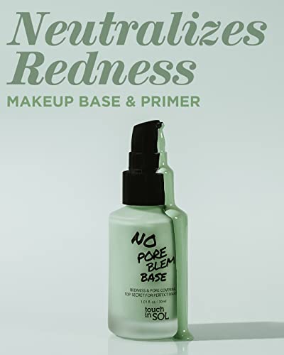 Touch In Sol Green Redness Correcting Primer - Pore Minimizing Base