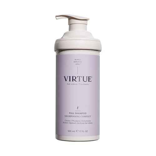 Virtue Full Sulfate Free Volumizing Shampoo Thickens Hair, Safe for All Hair Types, Color Safe