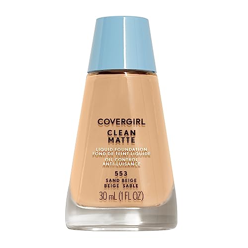 COVERGIRL Clean Matte Liquid Foundation - Sand Beige 553