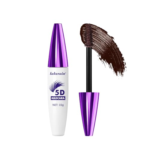 5D Waterproof Mascara - Lengthening & Volumizing Brown