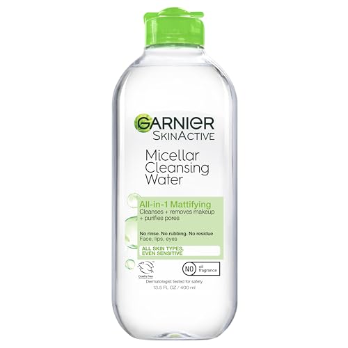 Garnier Micellar Water Cleanser & Makeup Remover, 13.5 Fl Oz