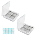 Empty Makeup Palette with Aluminum Discs - Refillable Eyeshadow Organizer 2pcs