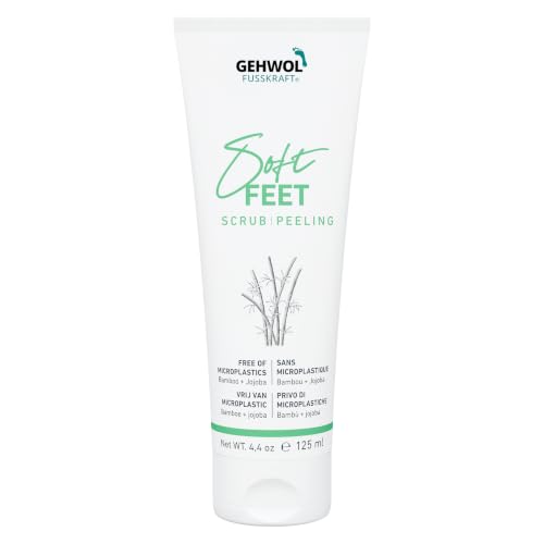 GEHWOL Soft Feet Scrub - Exfoliating Foot Scrub with Bamboo & Honey (4.4 oz)