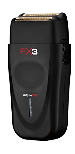 BaBylissPRO Barberology Double Foil Shaver FXX3SB FX3 Professional High-Speed Electric Shaver