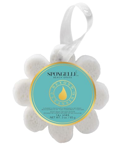 Spongellé Beach Grass Bath Sponge with Body Wash