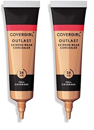 COVERGIRL Outlast Extreme Wear Concealer, Natural Beige 840 (Pack of 2)