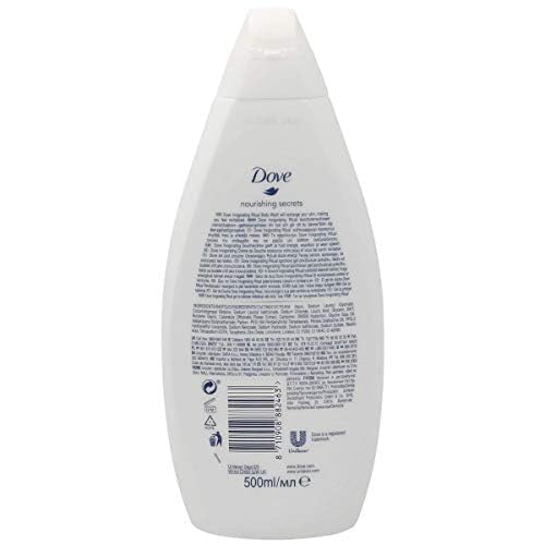 Dove Nourishing Secrets Invigorating Ritual Body Wash, Avocado Oil & Calendula Extract, 16.9 Ounce / 500 Ml