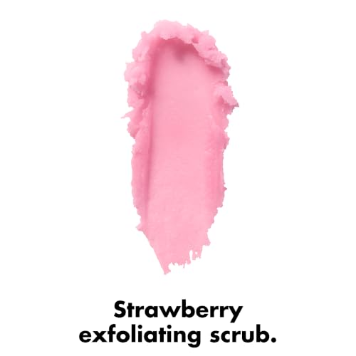 Lip Exfoliator - Moisturizing Strawberry Lip Scrub with Jojoba Oil, 0.10oz - Vegan & Cruelty-Free
