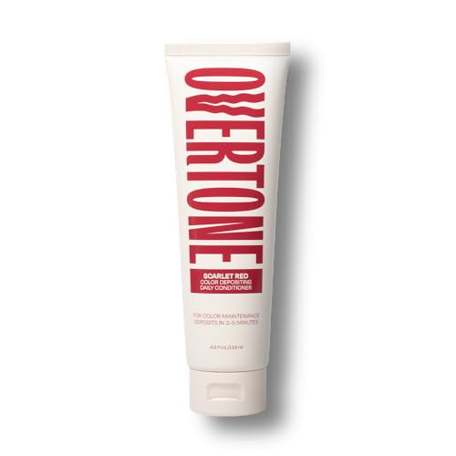 OVERTONE Scarlet Red Color Depositing Conditioner - Vegan & Hydrating