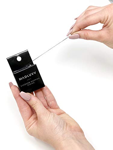 MADLUVV Pre-Inked Brow Mapping String for Microblading