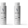 Bevel Shampoo for Men - Sulfate Free Shampoo for Textured Hair with Coconut Oil and Shea Butter, Detangles Coarse, Curly Hair, 12 Oz (Pack of 2)
