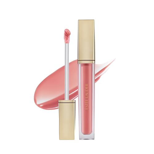 Estée Lauder Glossy Pout Lip Oil in Strawberry Milk - Light Pink, Moisturizing & Plumping, Sheer Tint