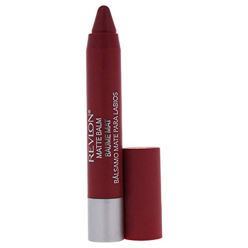 Revlon Lip Balm, Matte Tinted Lip Stain, Face Makeup with Lasting Hydration, Infused with Shea Butter, Mango & Coconut Butter, Matte Finish, 225 Sultry, 0.01 Oz