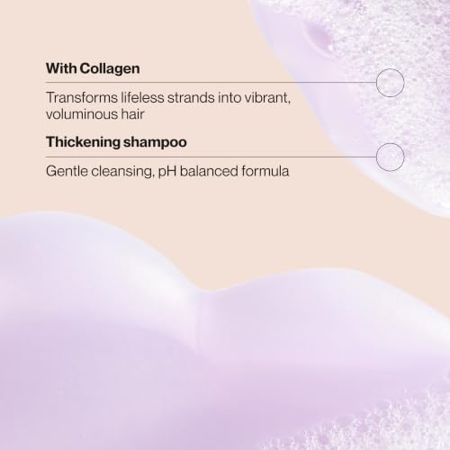 Suave Professionals Collagen Infusion Thickening Shampoo 12.6 oz - Volumizing for Fine Hair