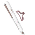 Conair 1" Double Ceramic Flat Iron Hair Straightener with Claw Clip