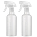 TTTred Frosted Clear 2 Pack 10oz Spray Bottles with Adjustable Nozzle